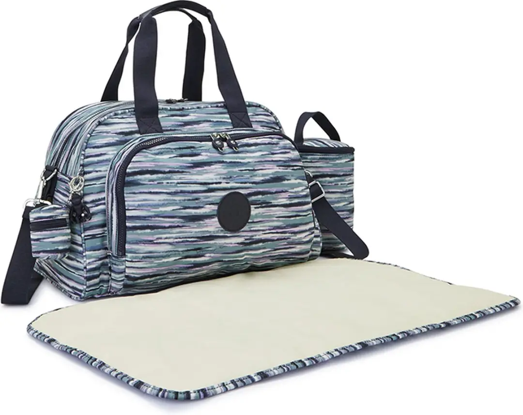 Kipling Luiertas Basic PRT Camama Brush Stripes - Veelkleurig