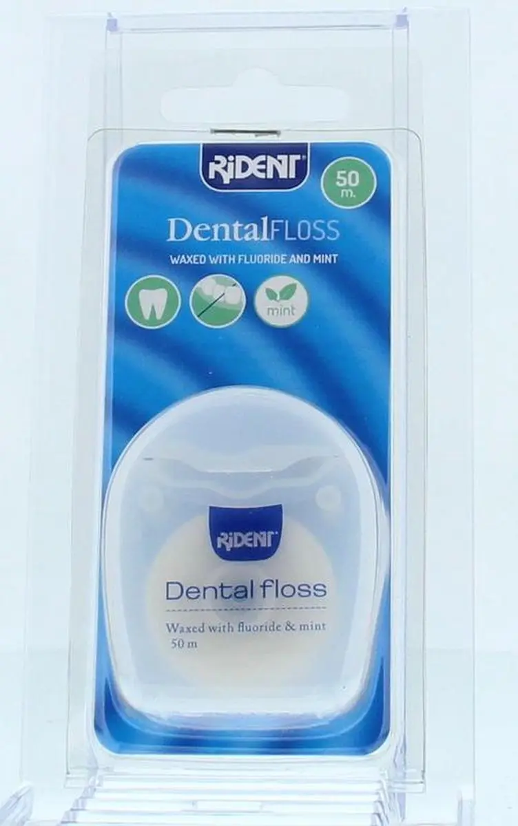 Rident met Fluoride -  50 m - Flosdraad