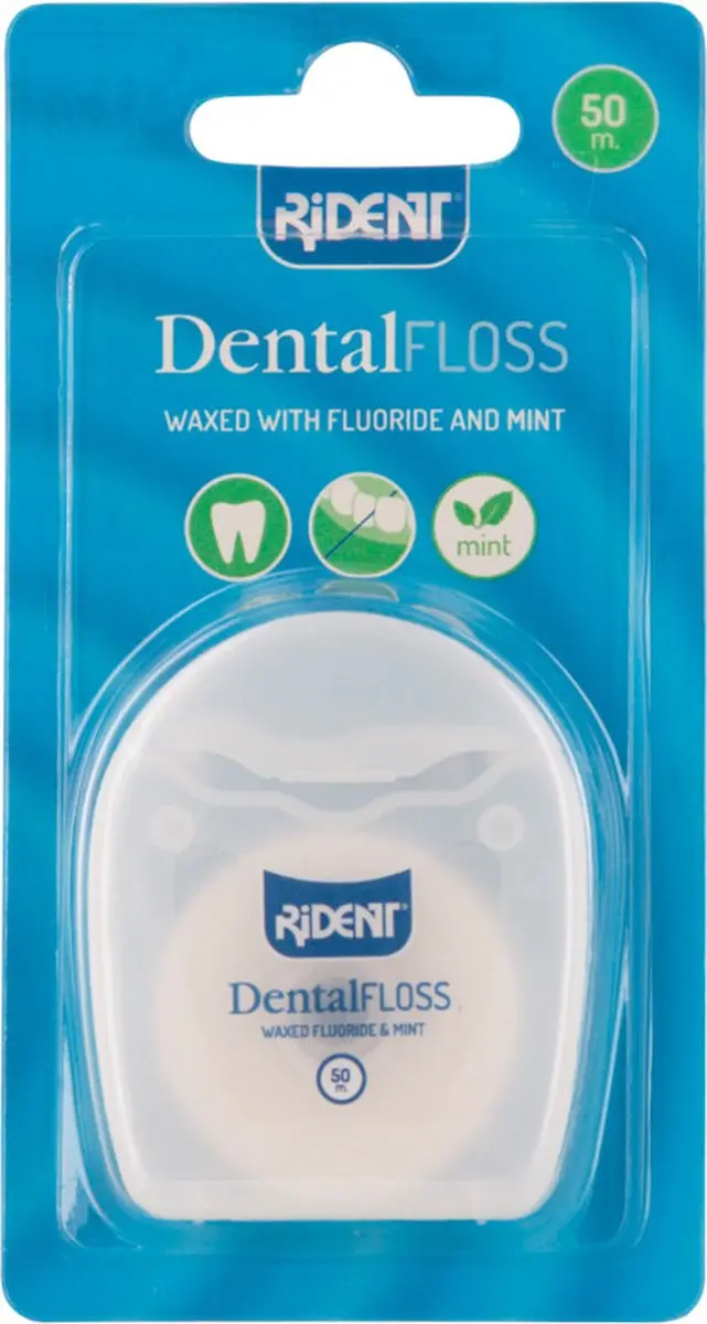 Rident met Fluoride -  50 m - Flosdraad