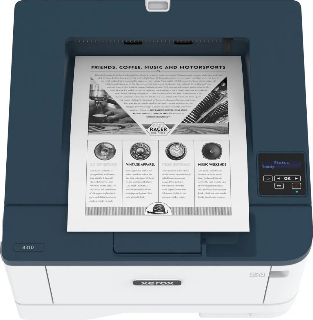 Xerox B310 Laserprinter - 350 Vel - Zwart