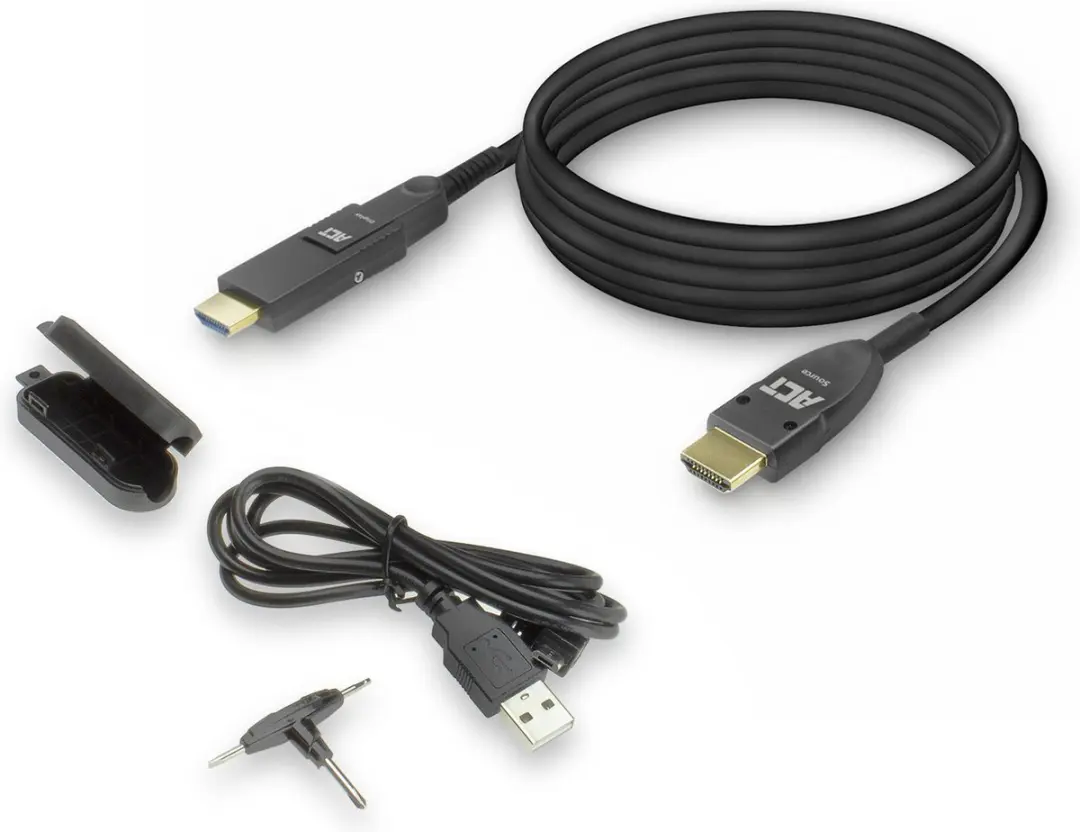 ACT HDMI Glasvezelkabel AK4101 15m - 4K@60Hz