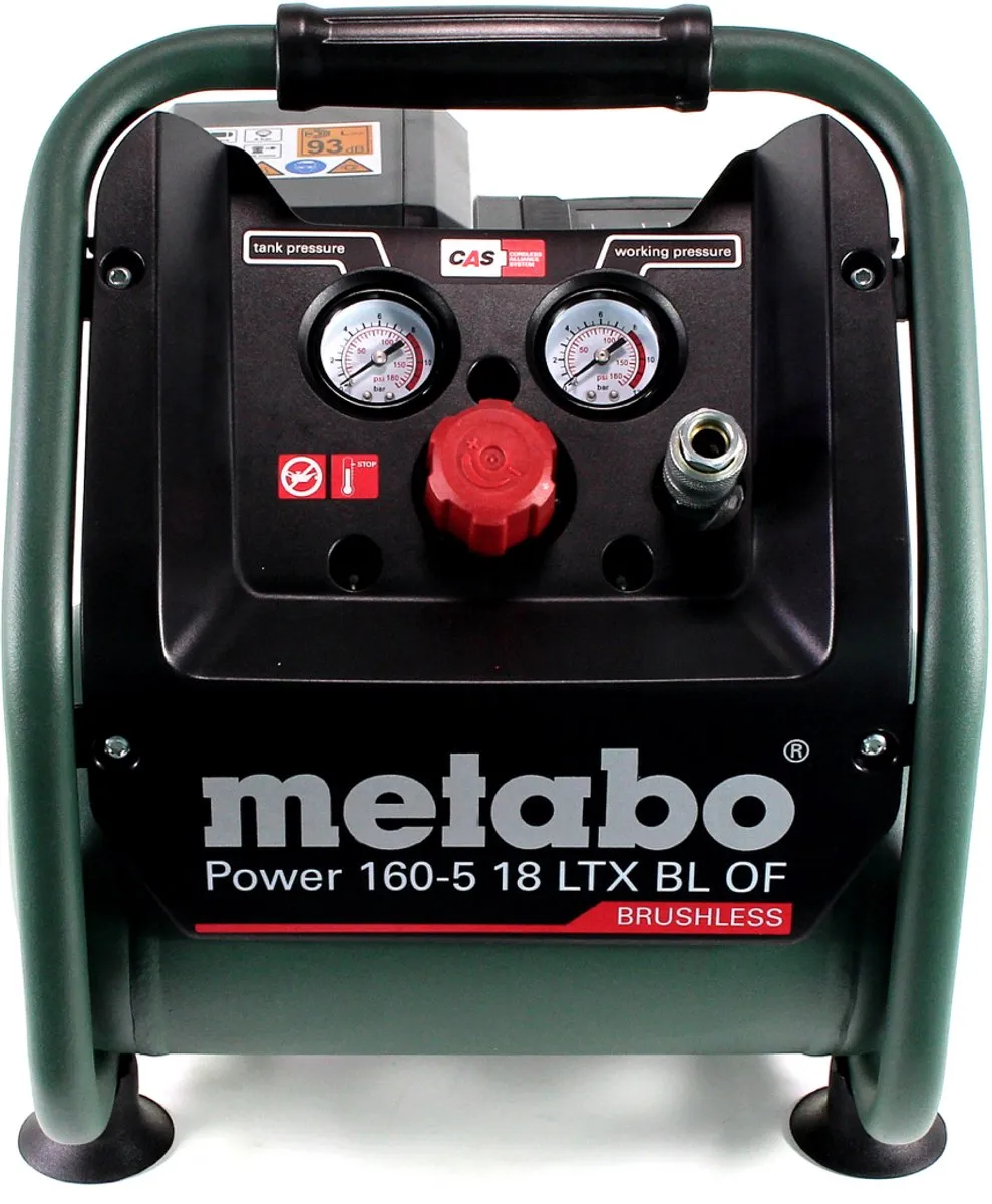 Metabo Power 160-5 18 LTX BL OF Compressor - 8,0 bar 5L - 1x LiHD 4,0Ah