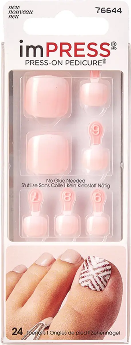 Kiss High Tide Press-On Pedicure Kunstnagels