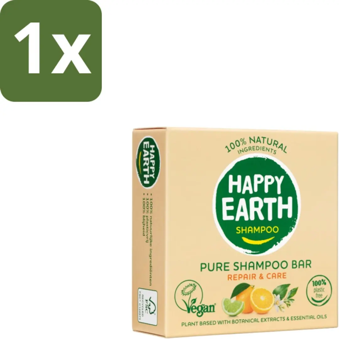 Happy Earth Repair & Care Shampoo Bar 70g