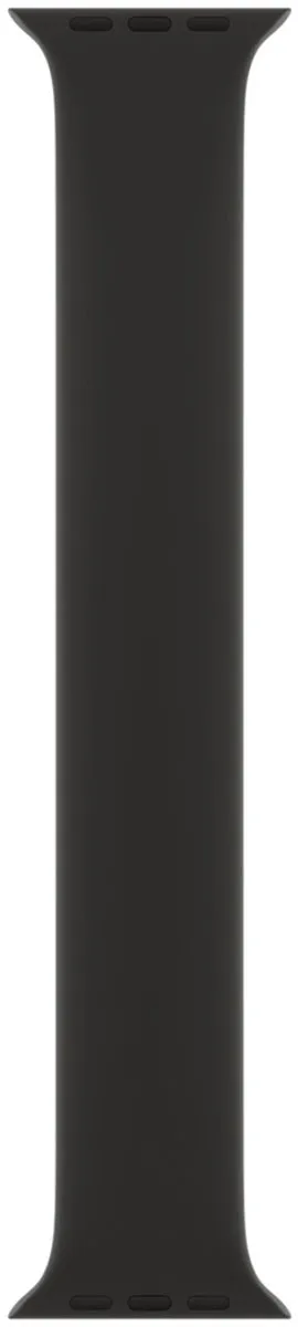 Apple Siliconen Solobandje Apple Watch - 44/45/46/49mm - Zwart