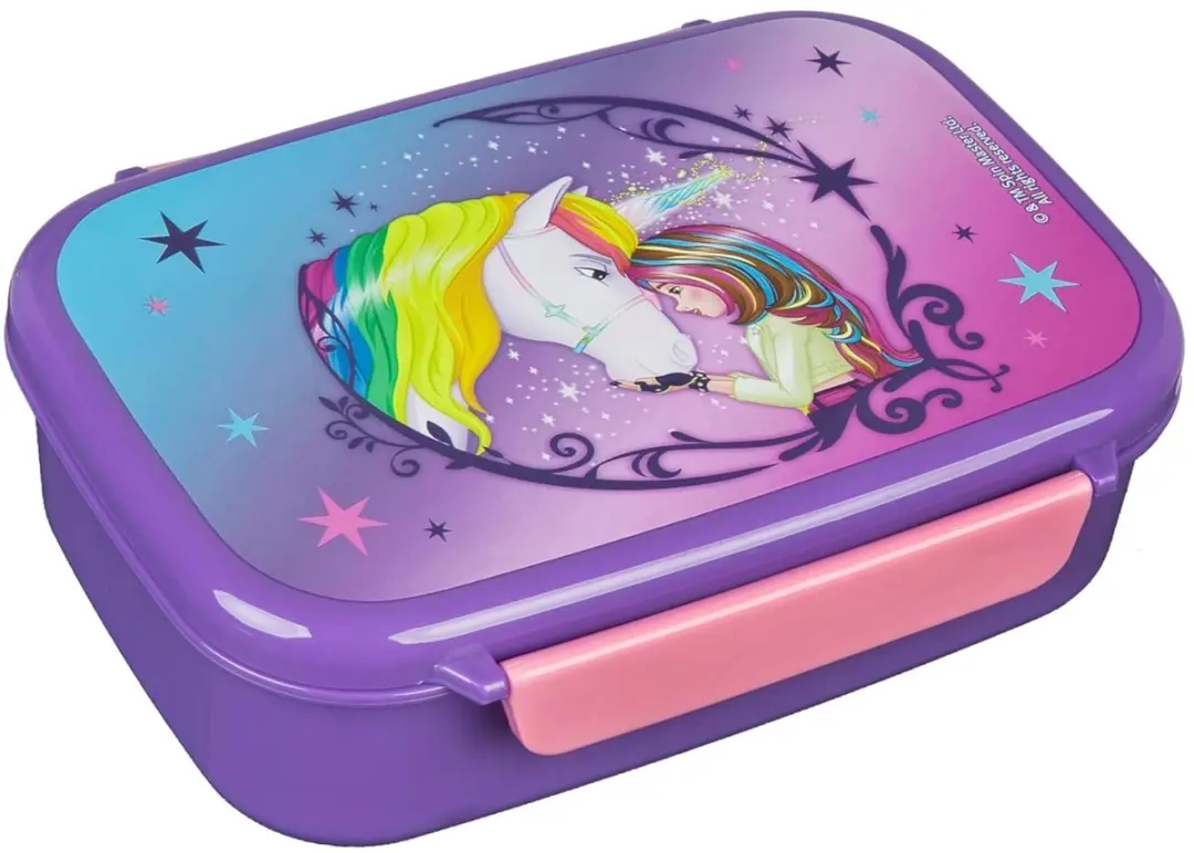 Unicorn Academy Lunchset - Meerkleurig