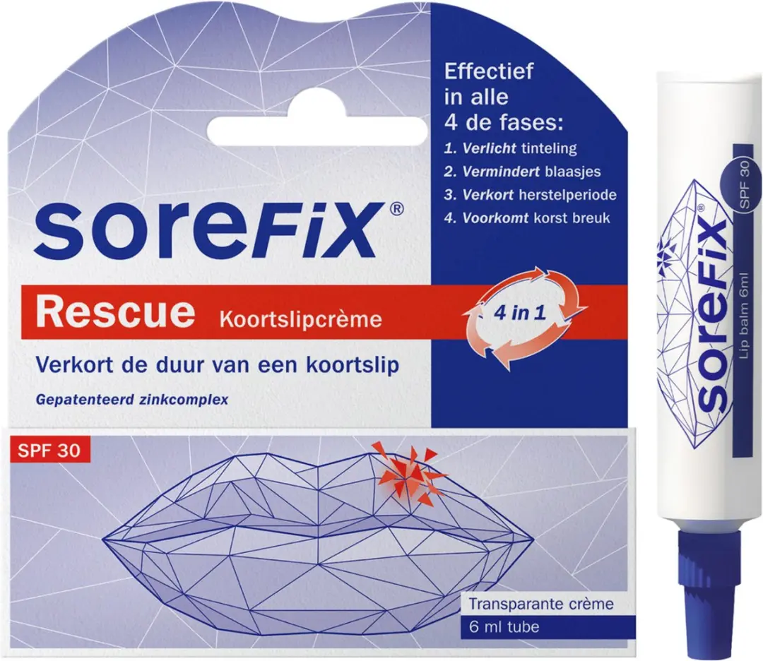 Sorefix Rescue Koortslipcrème 6ml - afbeelding 6 van 6