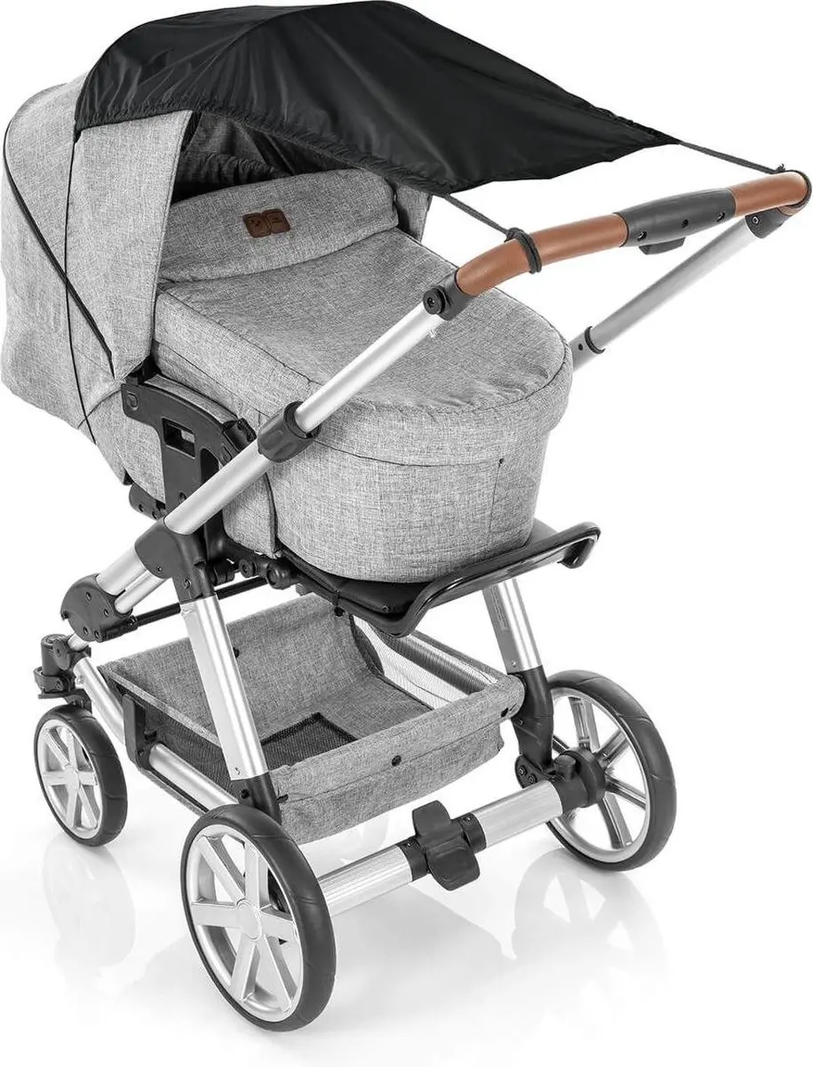Bambino Zonnedoek Kinderwagen - Zwart