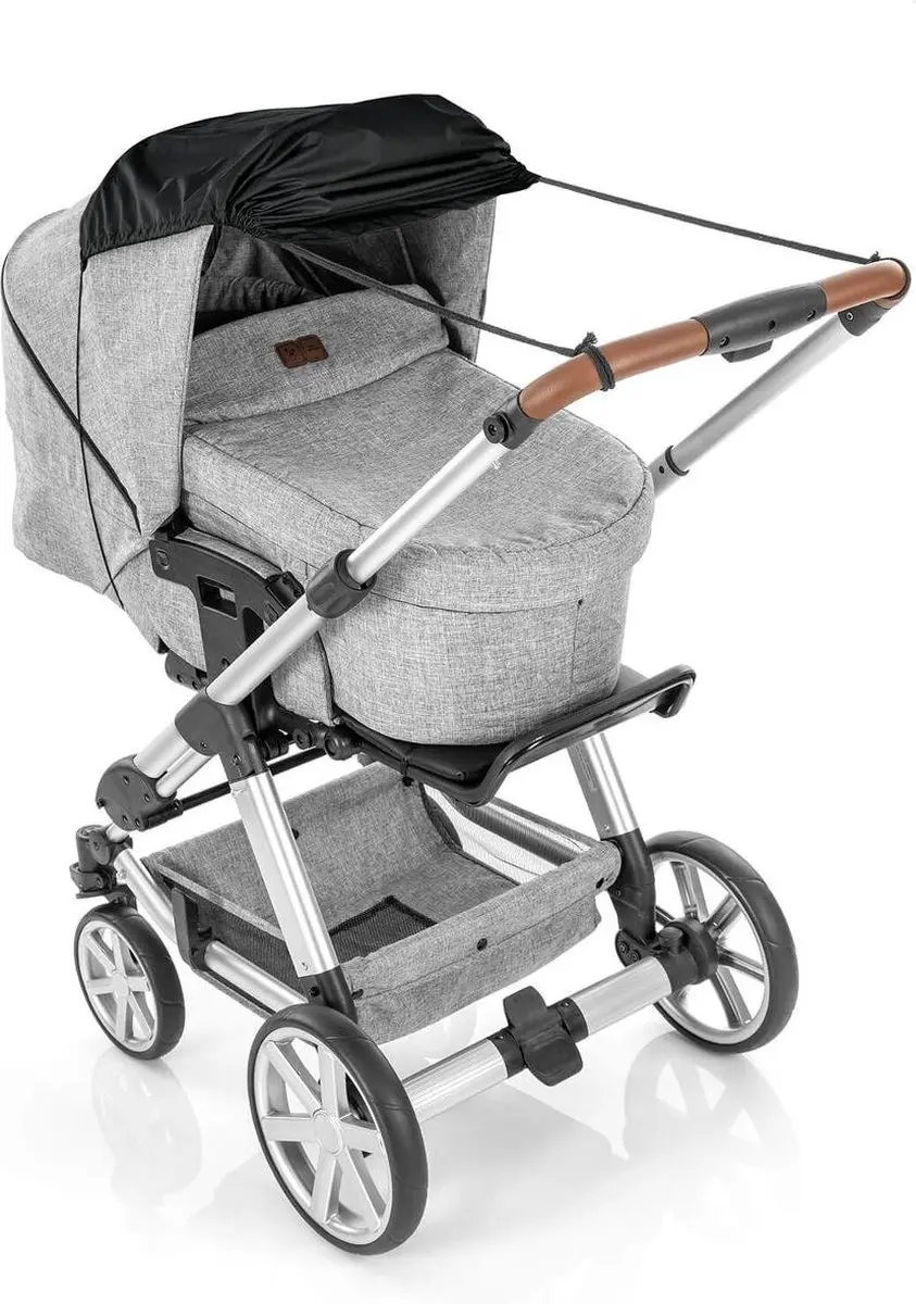 Bambino Zonnedoek Kinderwagen - Zwart