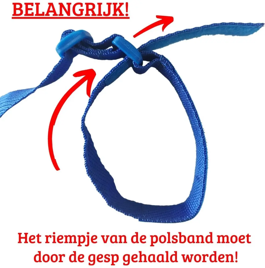 Bambino Polstuigje Kind Wandelkoord Blauw