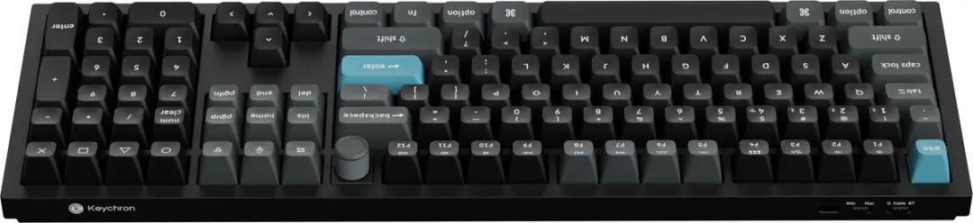 Keychron Q6 Ultra Q6U-M4 Mechanisch Toetsenbord - Banana Switch - Zwart
