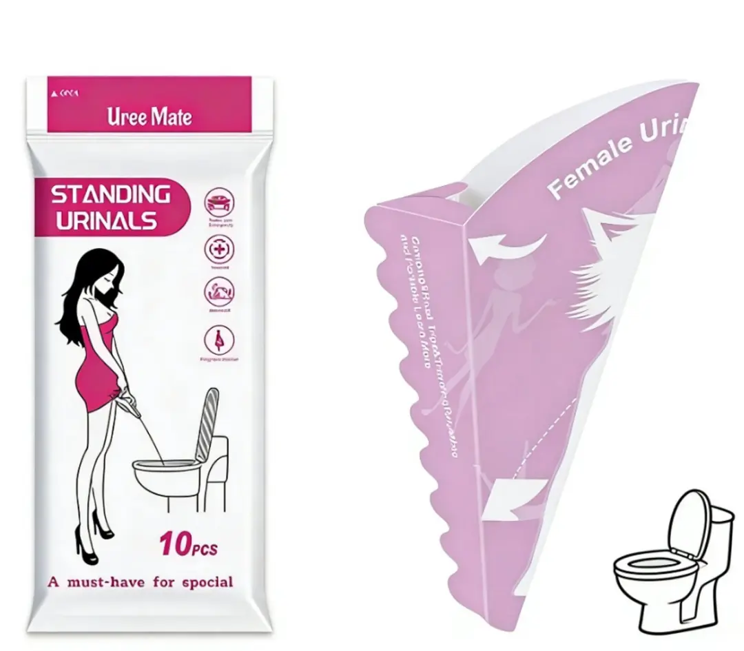 ECTEATOY Vrouwenurinoir Opvouwbaar 10 Stuks