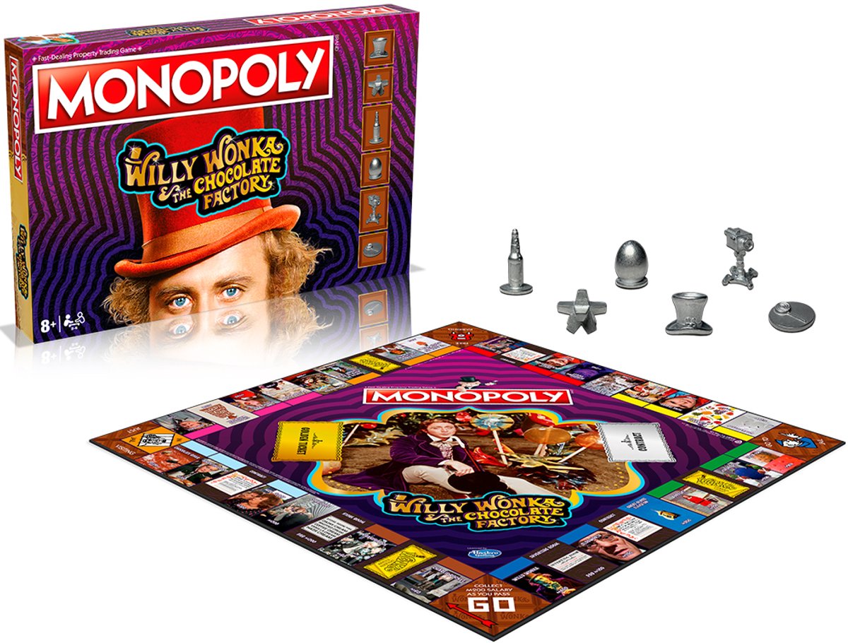 Winning Moves Monopoly - Bordspel - Willy Wonka and the Chocolate Factory - Engels