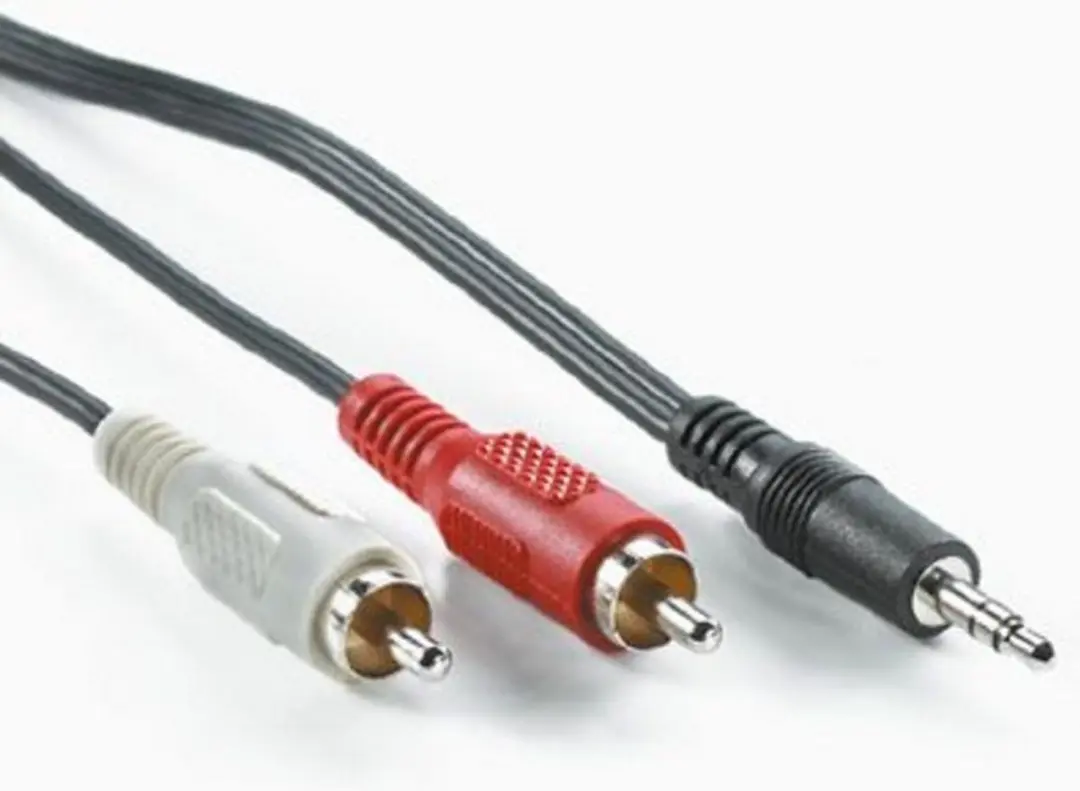 Roline 3,5mm naar Tulp Kabel 1,5m - Zwart
