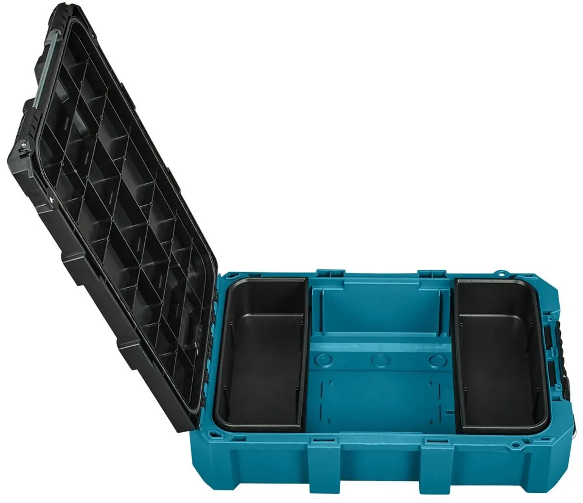 Makita MAKTRAK Gereedschapskist P-91039 - Turquoise/Zwart - afbeelding 6 van 6