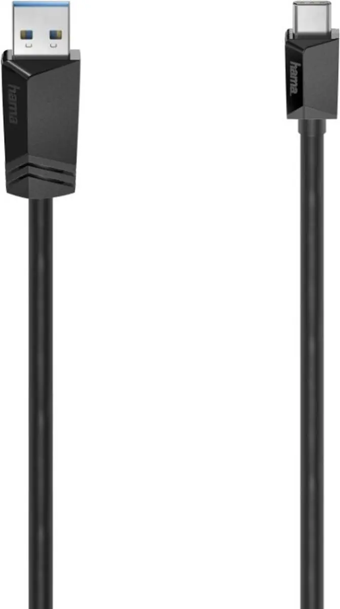 Hama USB-C Kabel USB-C naar USB-A 5Gbit/s 0,75m