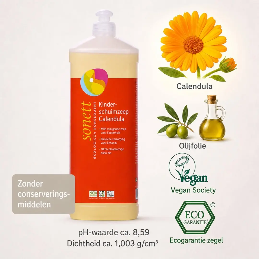Sonett Kinder Schuimzeep Calendula 1L