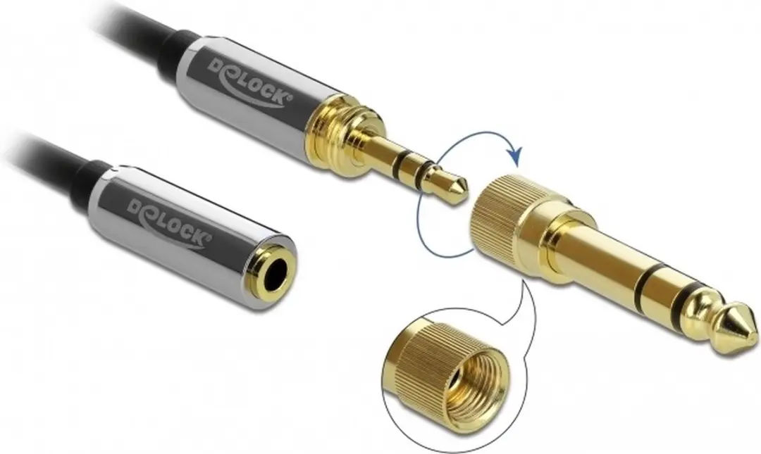 Delock 3,5mm Jack Audio Verlengkabel 5m