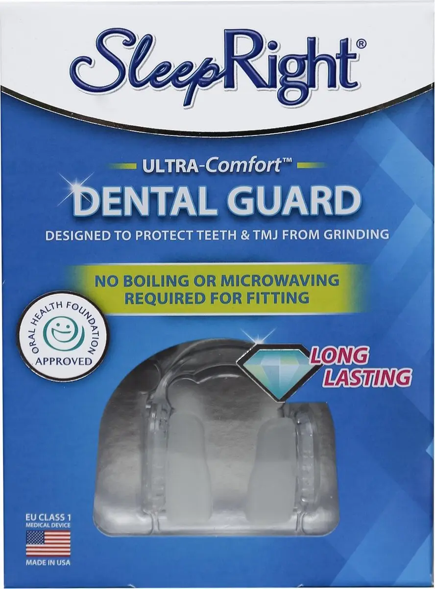 SleepRight Ultra-Comfort Knarsbitje - Maat S t/m XL - Wit