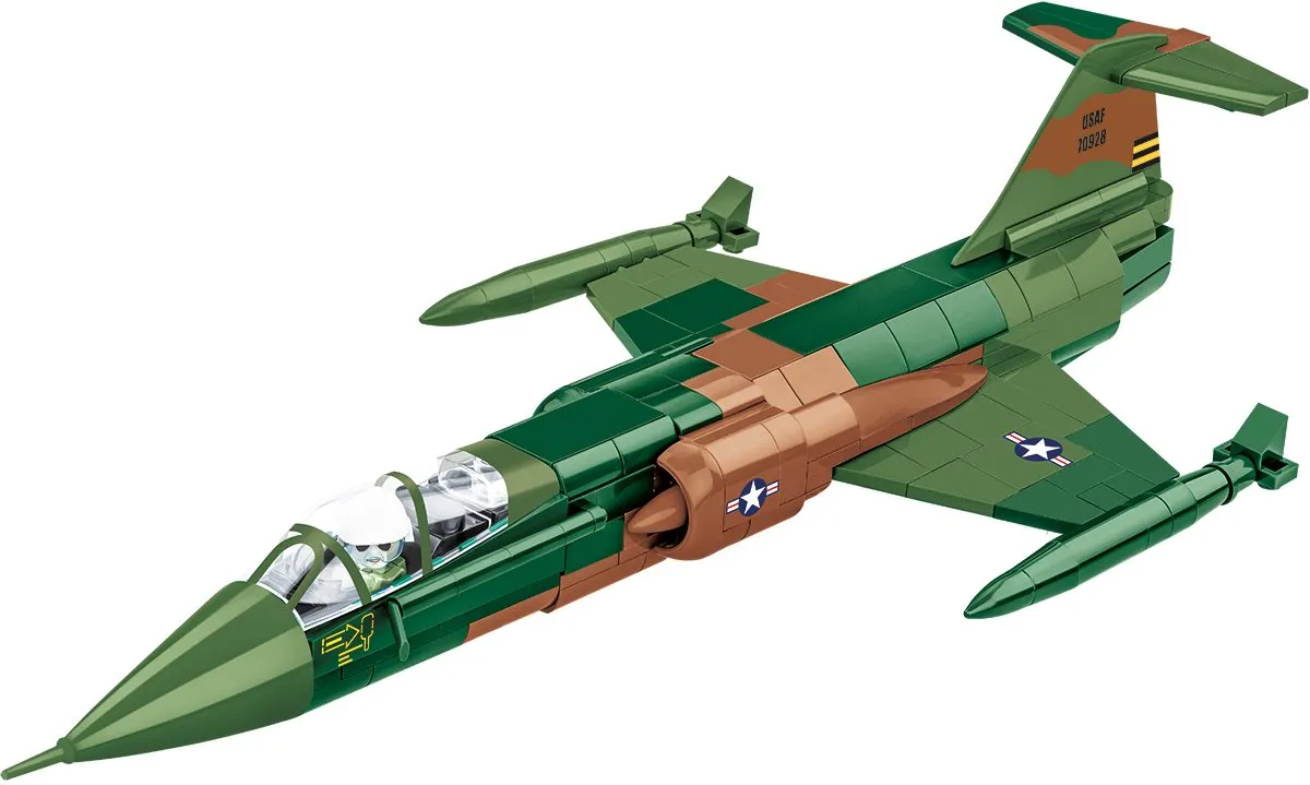 Cobi 2426 Lockheed F-104 Starfighter - 438 Onderdelen - 1 Minifiguur