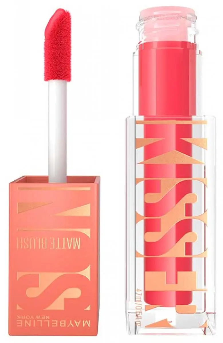 Maybelline New York Sunkisser Vloeibare Matte Blush 4,7ml - Hete roze zomer