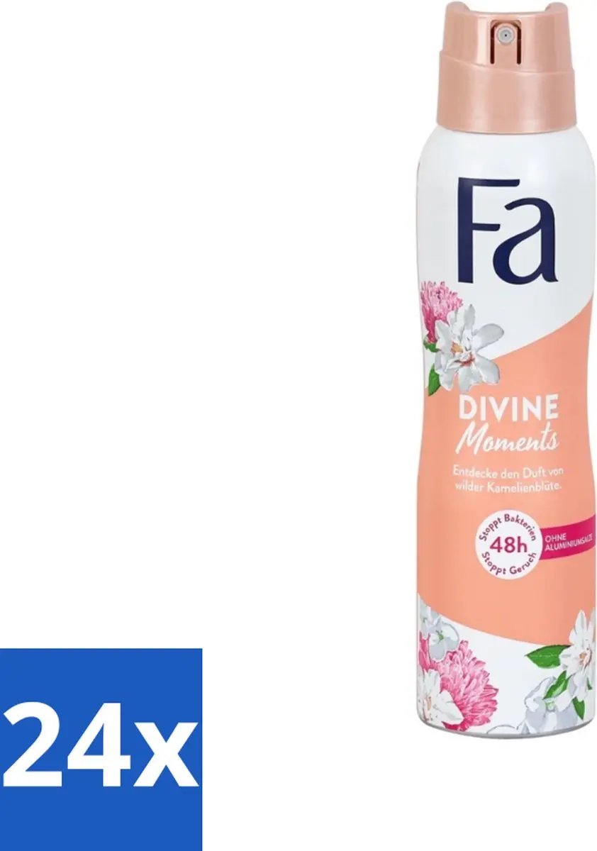 Fa Divine Moments Deodorant Spray Wilde Cameliabloesem