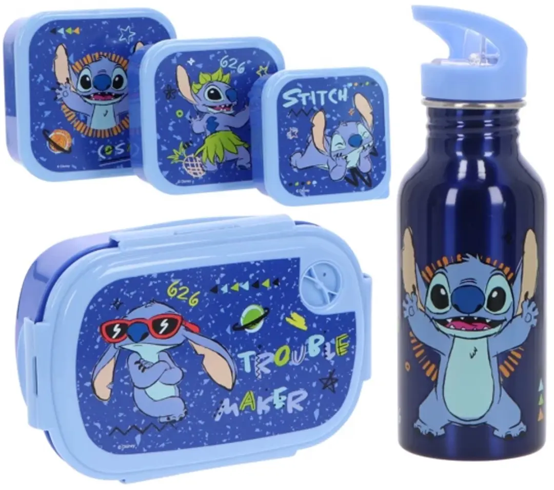 Spider-Man Lunchset 5-delig - Blauw