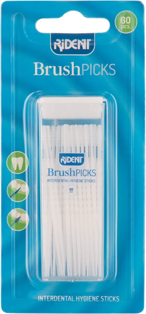 Rident Brushpicks 60 stuks