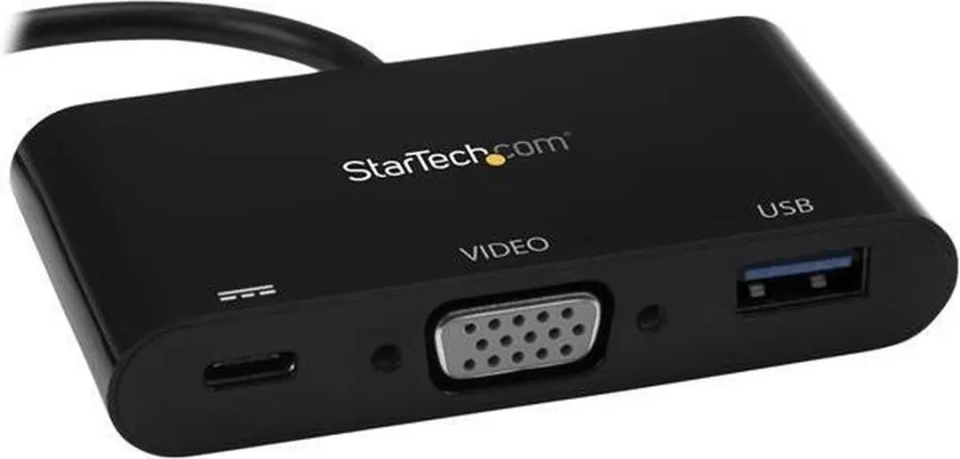 Startech CDP2VGAUACP USB-C naar VGA Adapter - Zwart