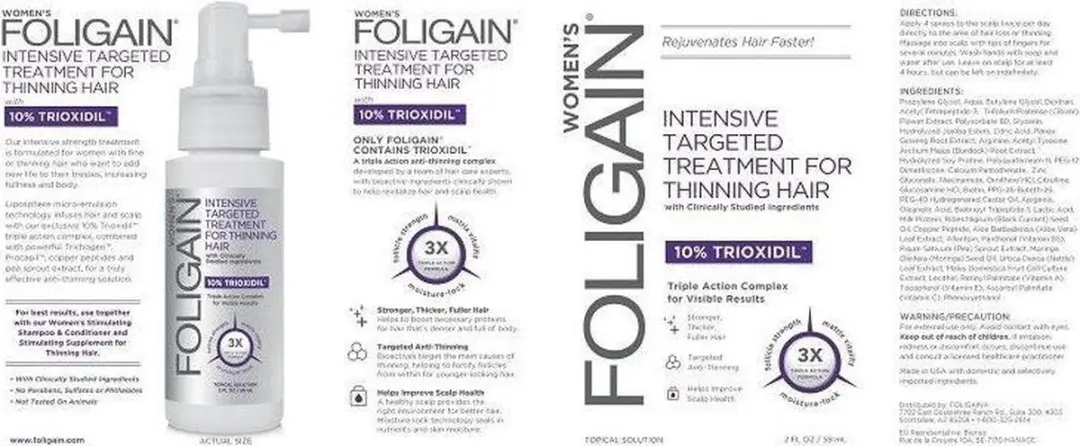 Foligain Max Boost Set Vrouw - 300ml - 3 Stuks