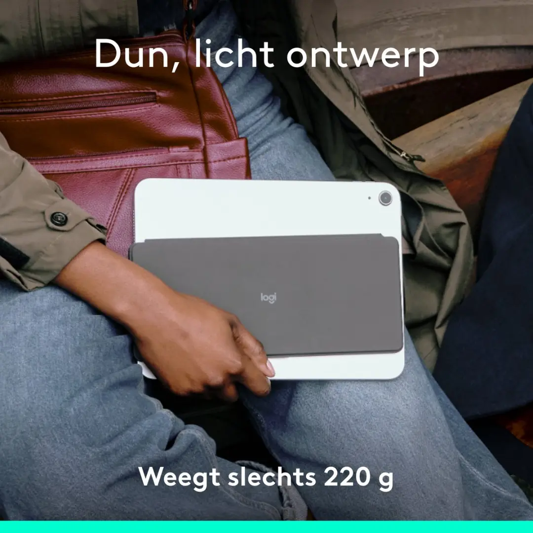 Logitech Keys To Go 2 Draadloos Toetsenbord - Azerty FR - Grijs