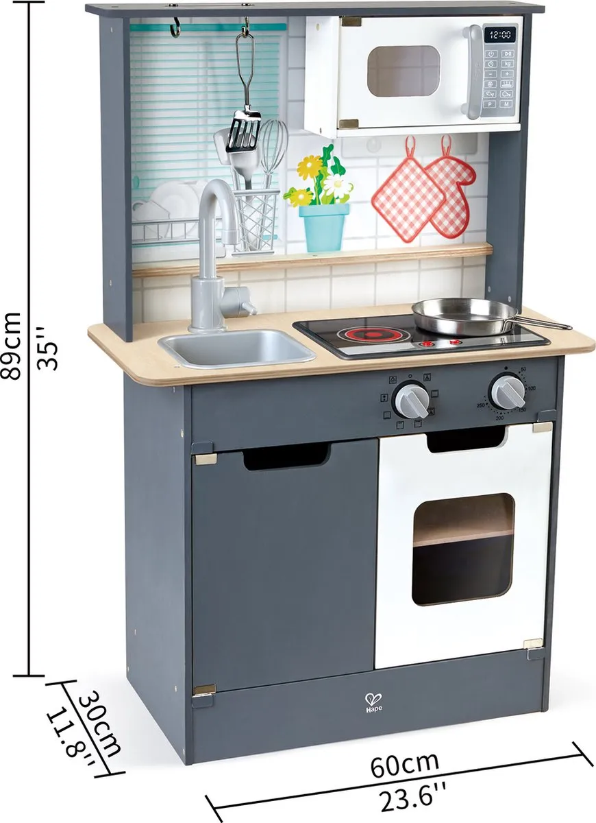 Hape Spielkeuken - Veelkleurig - 2x AA
