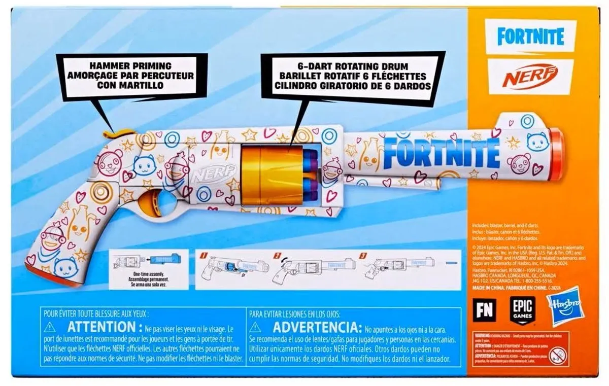 Nerf Fortnite Frenz 4 Ever Blaster - Multi - afbeelding 6 van 6