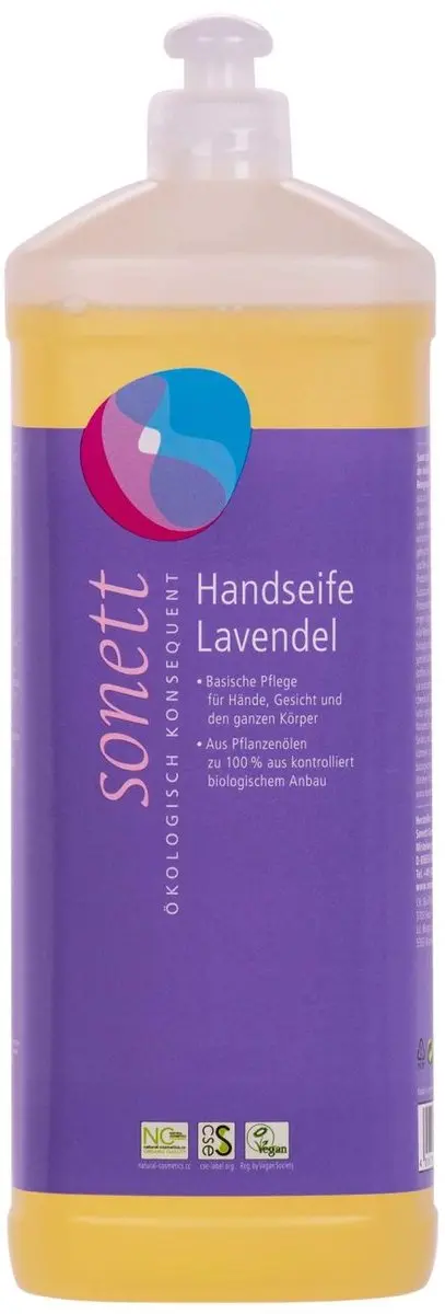 Sonett Handzeep Navulling Lavendel 1L