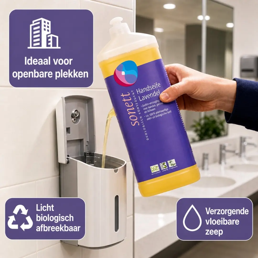 Sonett Handzeep Navulling Lavendel 1L