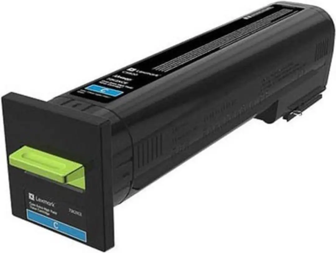 Lexmark CS820 72K2XCE Toner - Cyaan 22.000