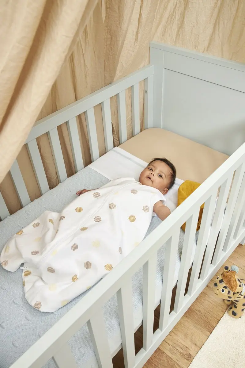 Meyco Honeycomb Baby Slaapzak 70cm - Honey Gold - afbeelding 4 van 6
