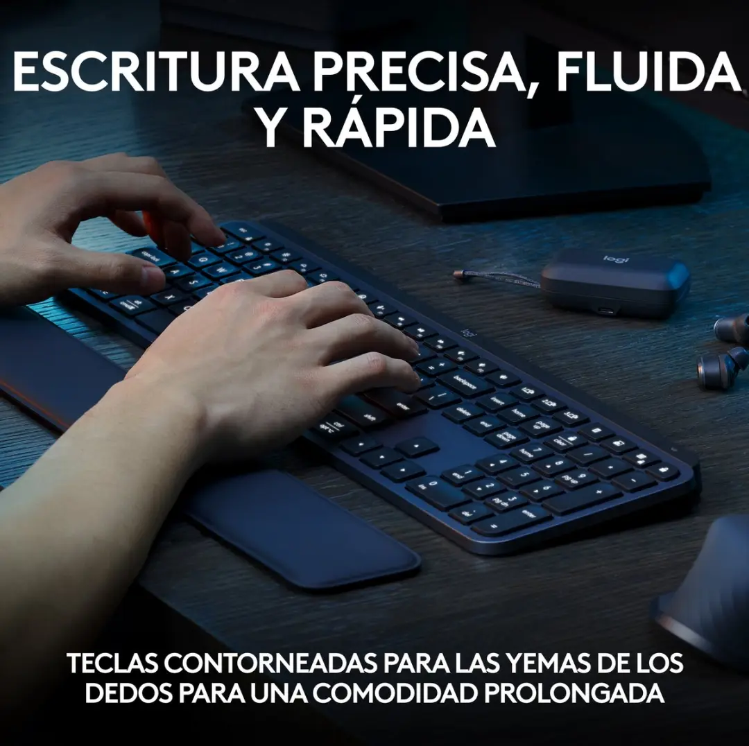 Logitech MX Keys S Toetsenbord - Grafiet - afbeelding 6 van 6