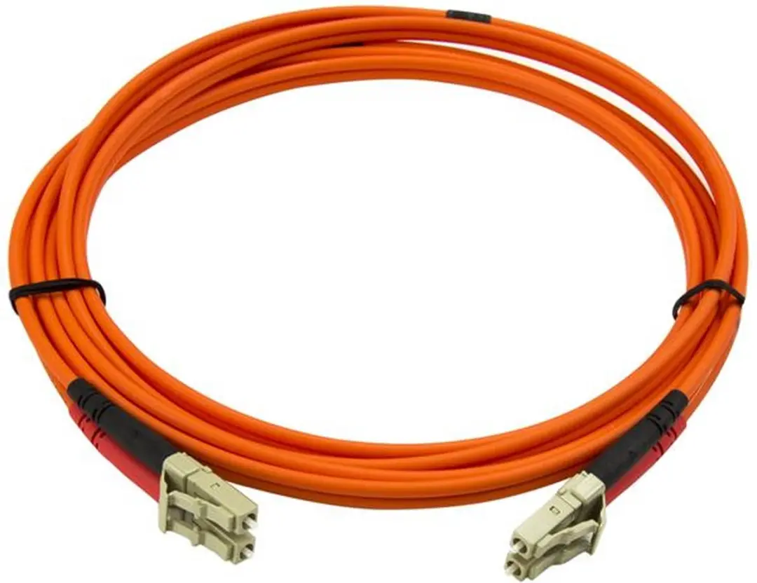 Startech 50FIBLCLC2 Glasvezelkabel 2m - LC/LC - Multimode 50/125 - Oranje - afbeelding 2 van 6