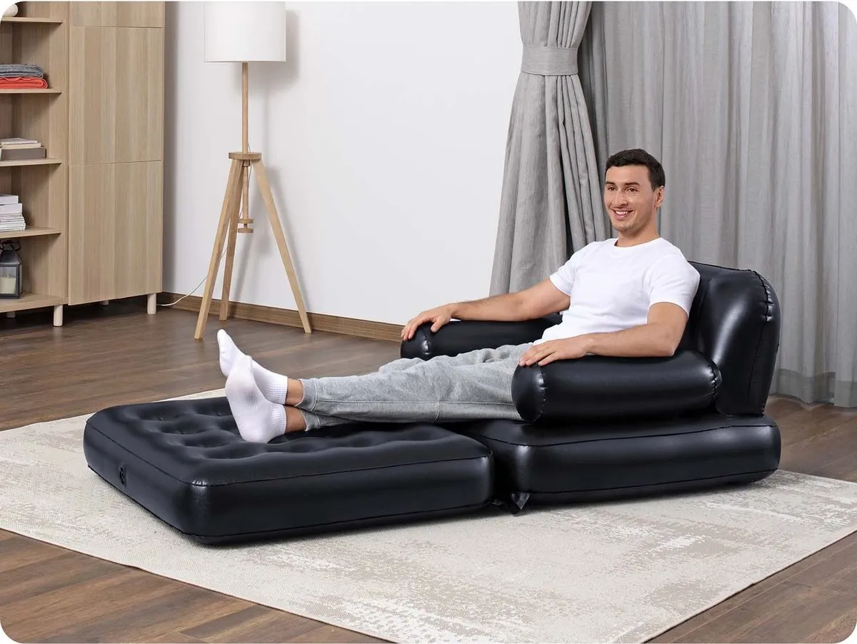 Bestway Multi-Max 4-in-1 Opblaasbare Lounger - Zwart