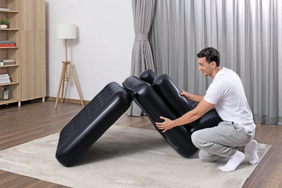 Bestway Multi-Max 4-in-1 Opblaasbare Lounger - Zwart