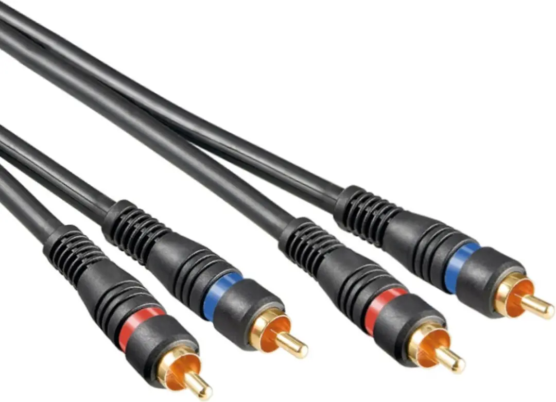 Goobay Tulp Audiokabel 1,5m - Verguld - 10 Stuks