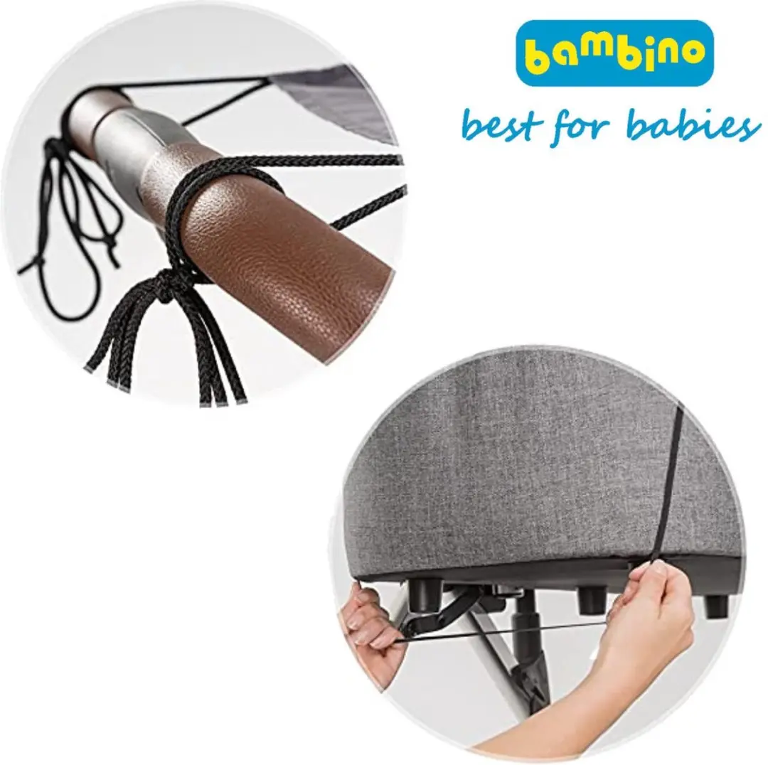 Bambino Zonnedoek Kinderwagen Grijs