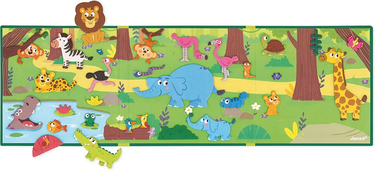 Janod Magneti Stories Afrikaanse Dieren - 30 Magneten - afbeelding 6 van 6