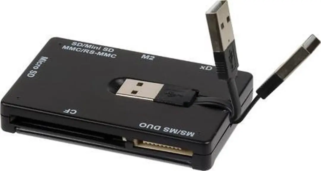 Desq 84001 Universele Kaartlezer USB - Zwart