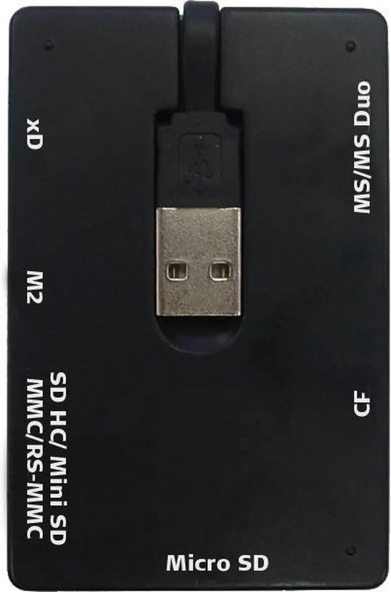 Desq 84001 Universele Kaartlezer USB - Zwart