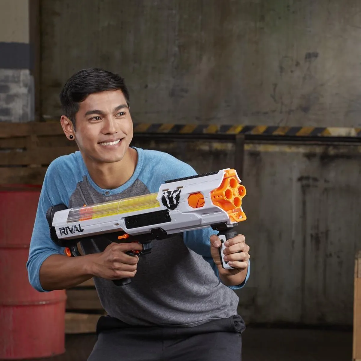 Nerf Rival Hades XVIII-6000 Blaster - Wit/Zwart/Oranje