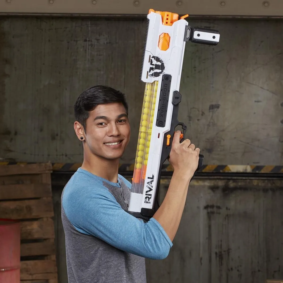 Nerf Rival Hades XVIII-6000 Blaster - Wit/Zwart/Oranje