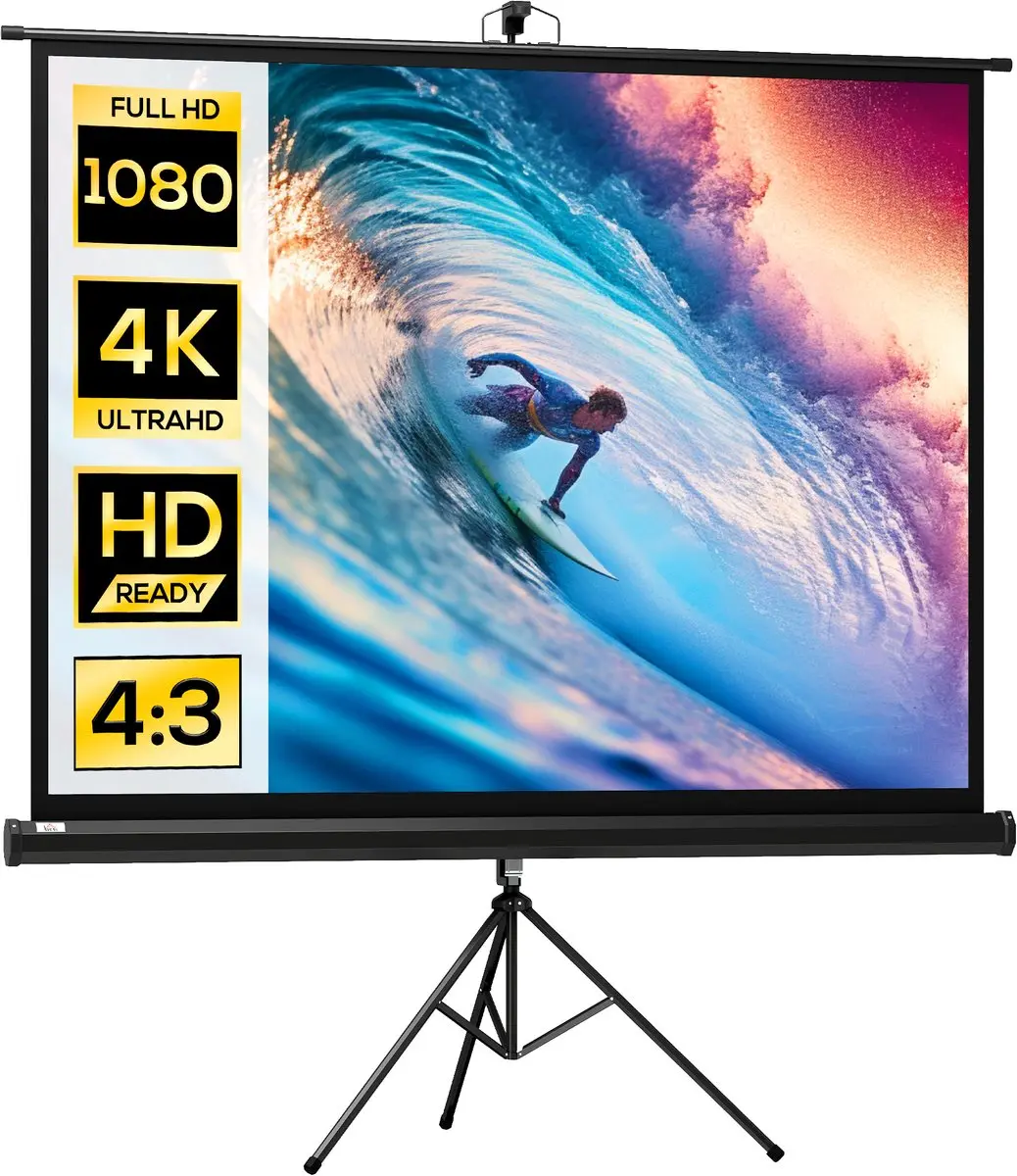 ECTEATOY Projectiescherm 84 inch 4:3