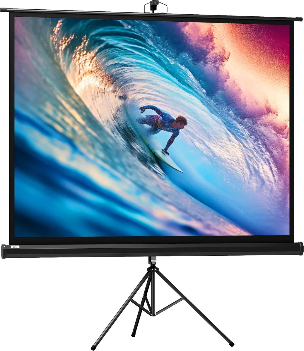ECTEATOY Projectiescherm 84 inch 4:3 - 171x131cm - Zwart